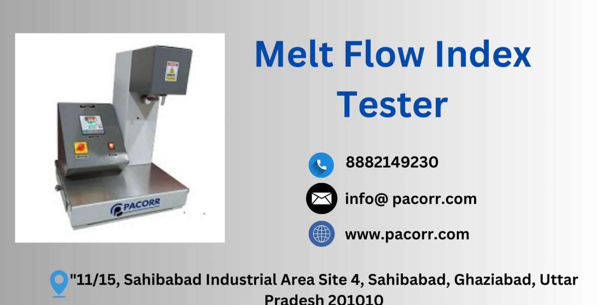 Melt Flow Index Tester by Pacorr: Ensuring Consistency and Reliability in Polymer Melt Flow Rate Analysis